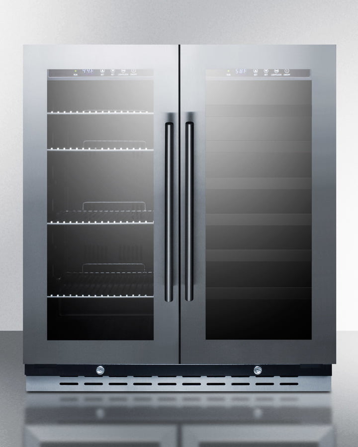 Summit SWBV3067B 30" Wide Built-In Wine/Beverage Center