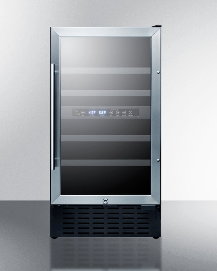Summit SWC182ZCSSADA 18" Wide Built-In Wine Cellar, Ada Compliant