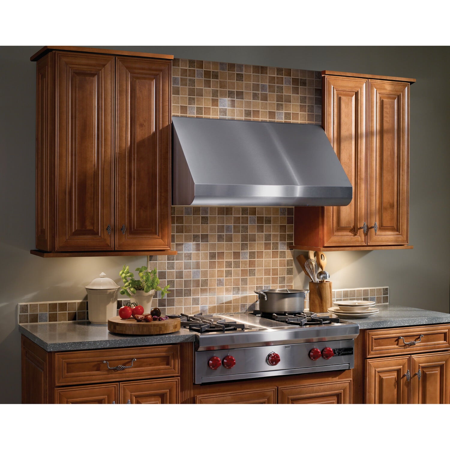 Broan E6036SS Broan® 36-Inch Convertible Wall-Mount Canopy Range Hood W/ Heat Sentry , 600 Cfm, Stainless Steel