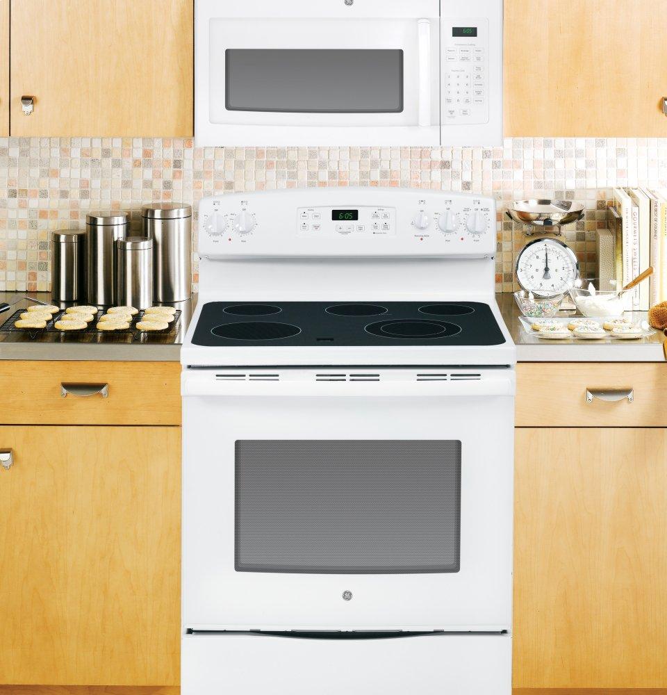 Ge Appliances JVM3160DFWW Ge® 1.6 Cu. Ft. Over-The-Range Microwave Oven