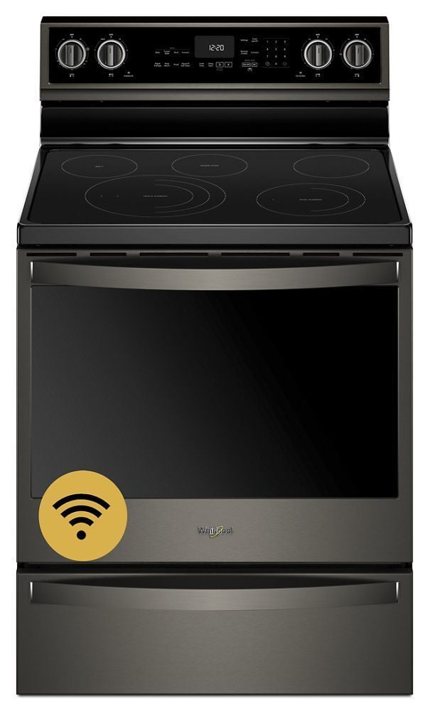 Whirlpool WFE975H0HV 6.4 Cu. Ft. Smart Freestanding Electric Range With Frozen Bake Technology