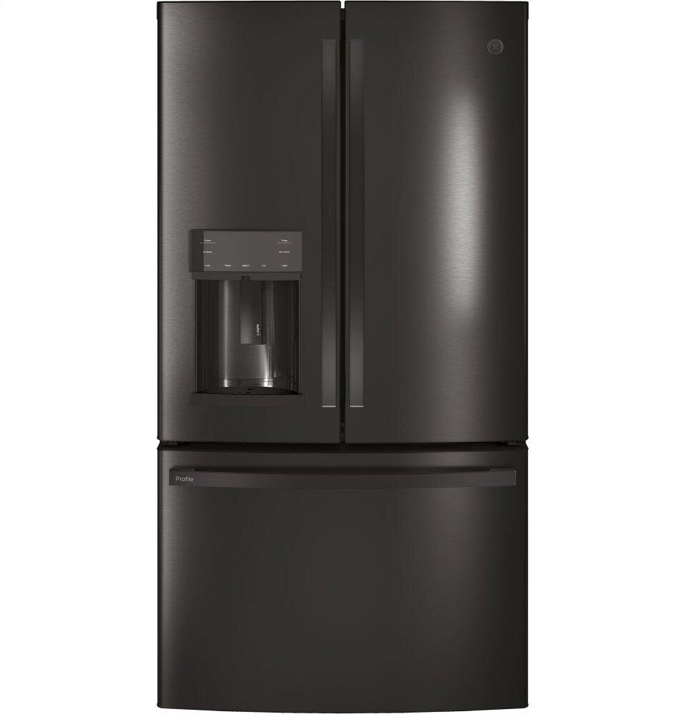 Ge Appliances PFD28KBLTS Ge Profile™ Series 27.7 Cu. Ft. French-Door Refrigerator With Door In Door And Hands-Free Autofill