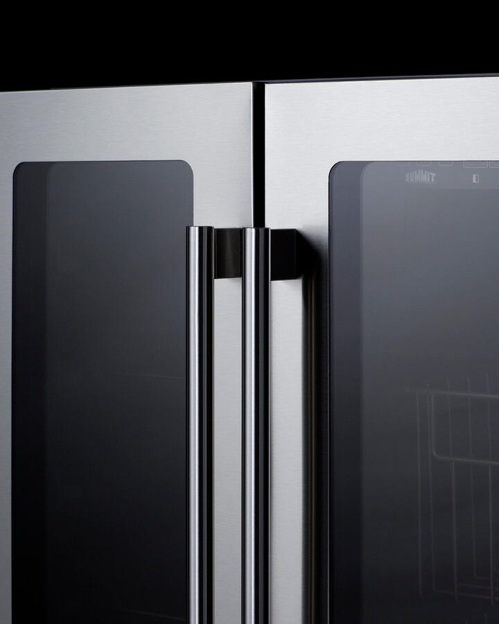 Summit ALFD24WBVCSSPANTRY 24" Built-In Dual-Zone Produce Refrigerator, Ada Compliant