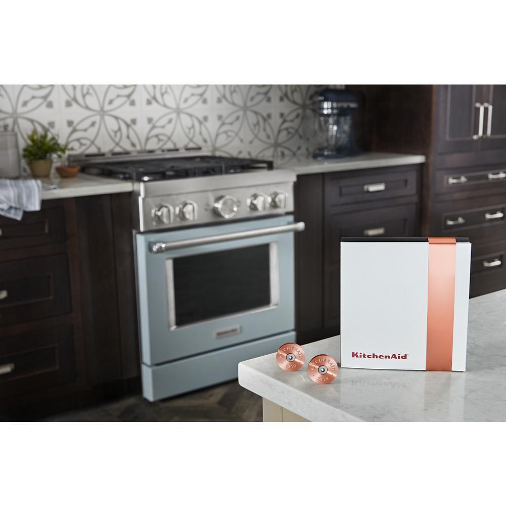 Amana W11368841CF Kitchenaid® Commercial-Style Range Handle Medallion Kit