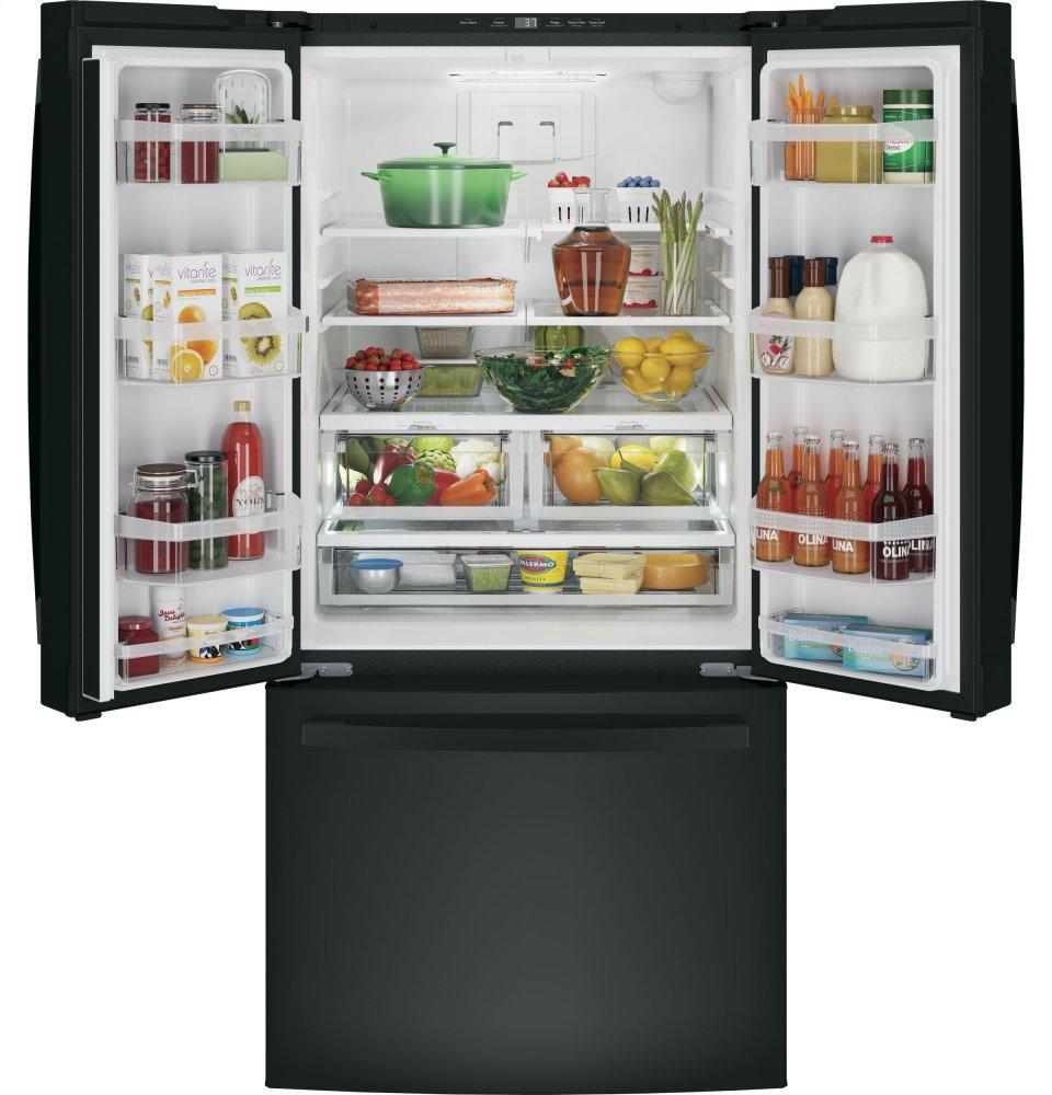 Ge Appliances GNE25JGKBB Ge® Energy Star® 24.7 Cu. Ft. French-Door Refrigerator