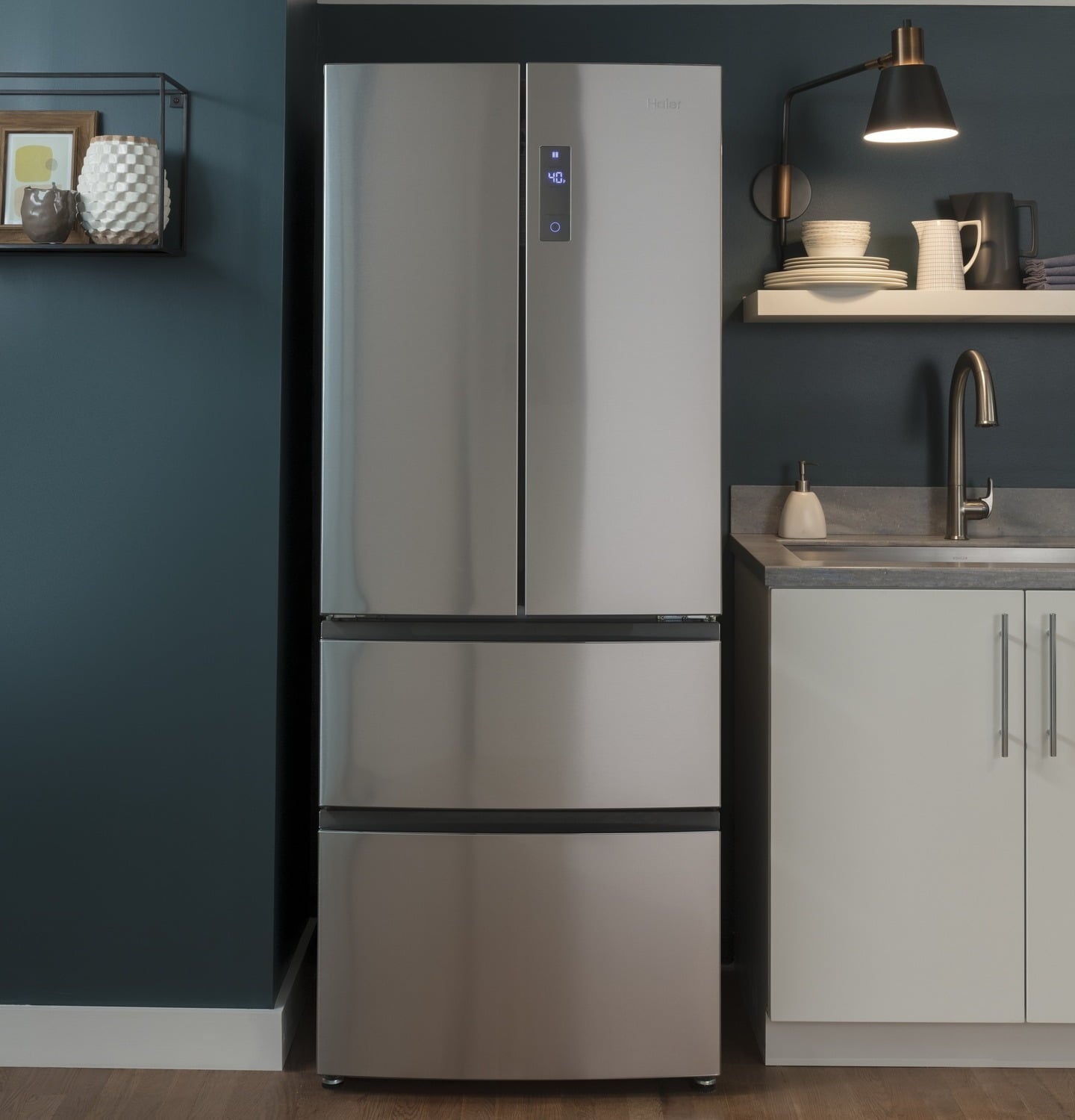 Haier HRF15N3AGS 15.3 Cu. Ft. French Door Refrigerator