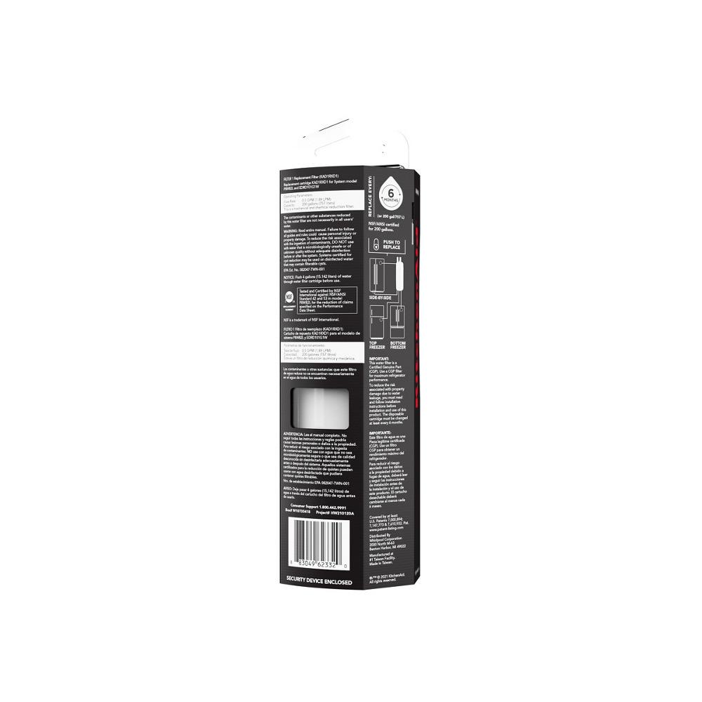 Kitchenaid KAD1RXD1 Kitchenaid Refrigerator Water Filter 1 - Kad1Rxd1 (Pack Of 1)