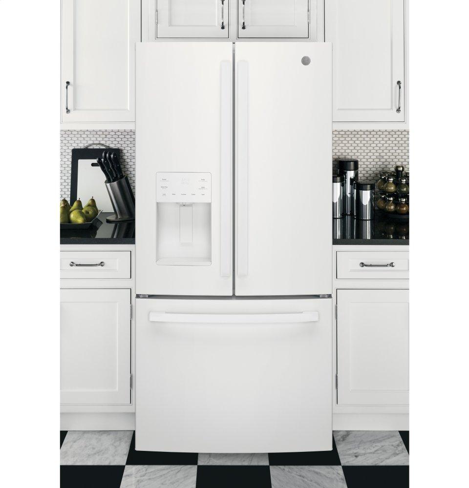 Ge Appliances GFE24JGKWW Ge® Energy Star® 23.6 Cu. Ft. French-Door Refrigerator