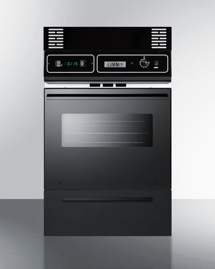Summit TTM7212DK 24" Wide Gas Wall Oven