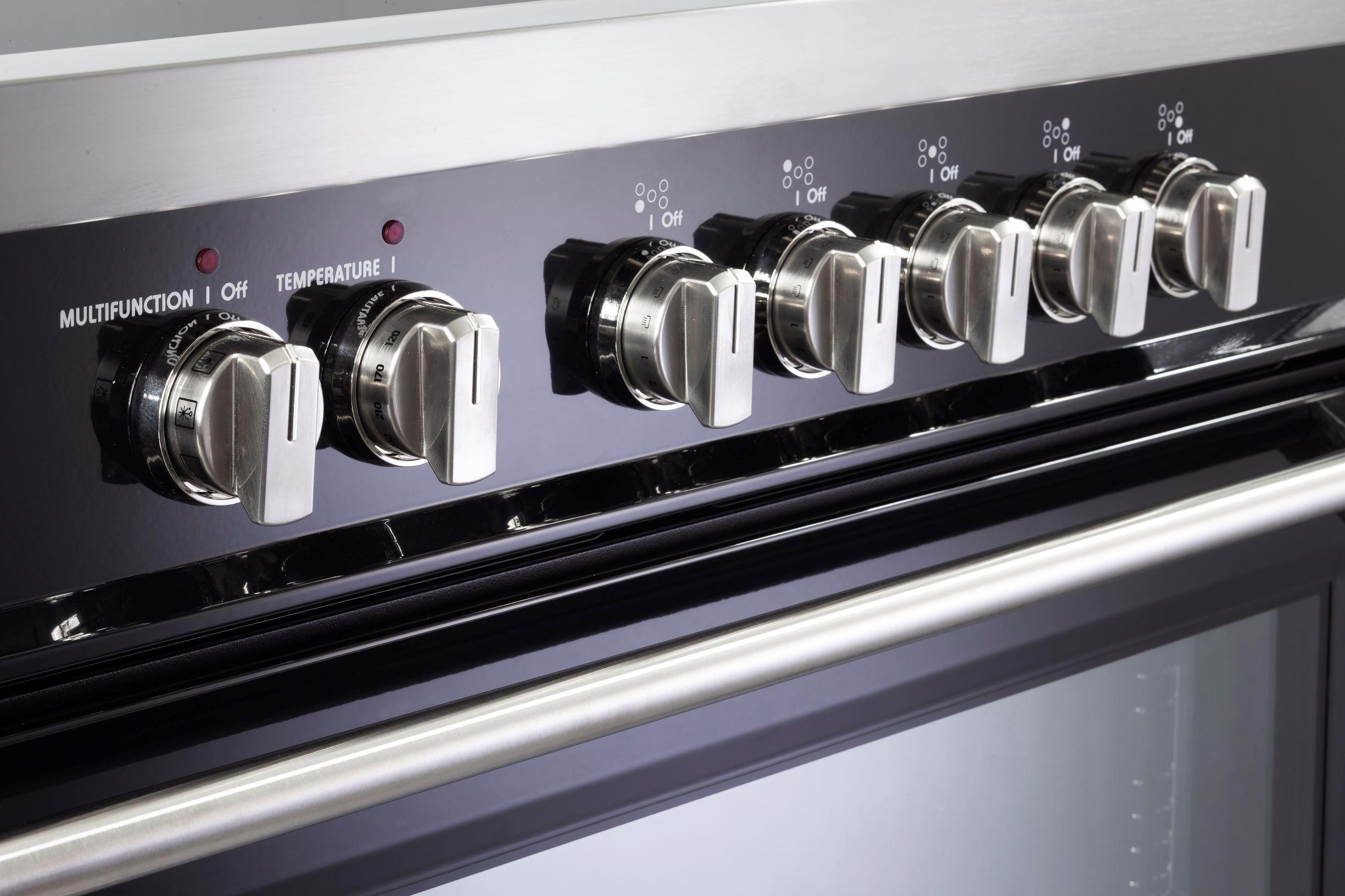 Verona VDFSIE365GB Designer 36" Induction Single Oven Range - Gloss Black