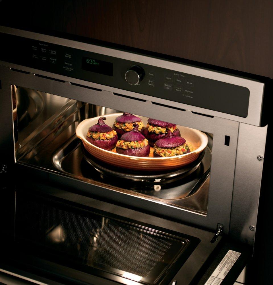 Ge Appliances PT9800SHSS Ge Profile™ 30 In. Combination Double Wall Oven With Convection And Advantium® Technology