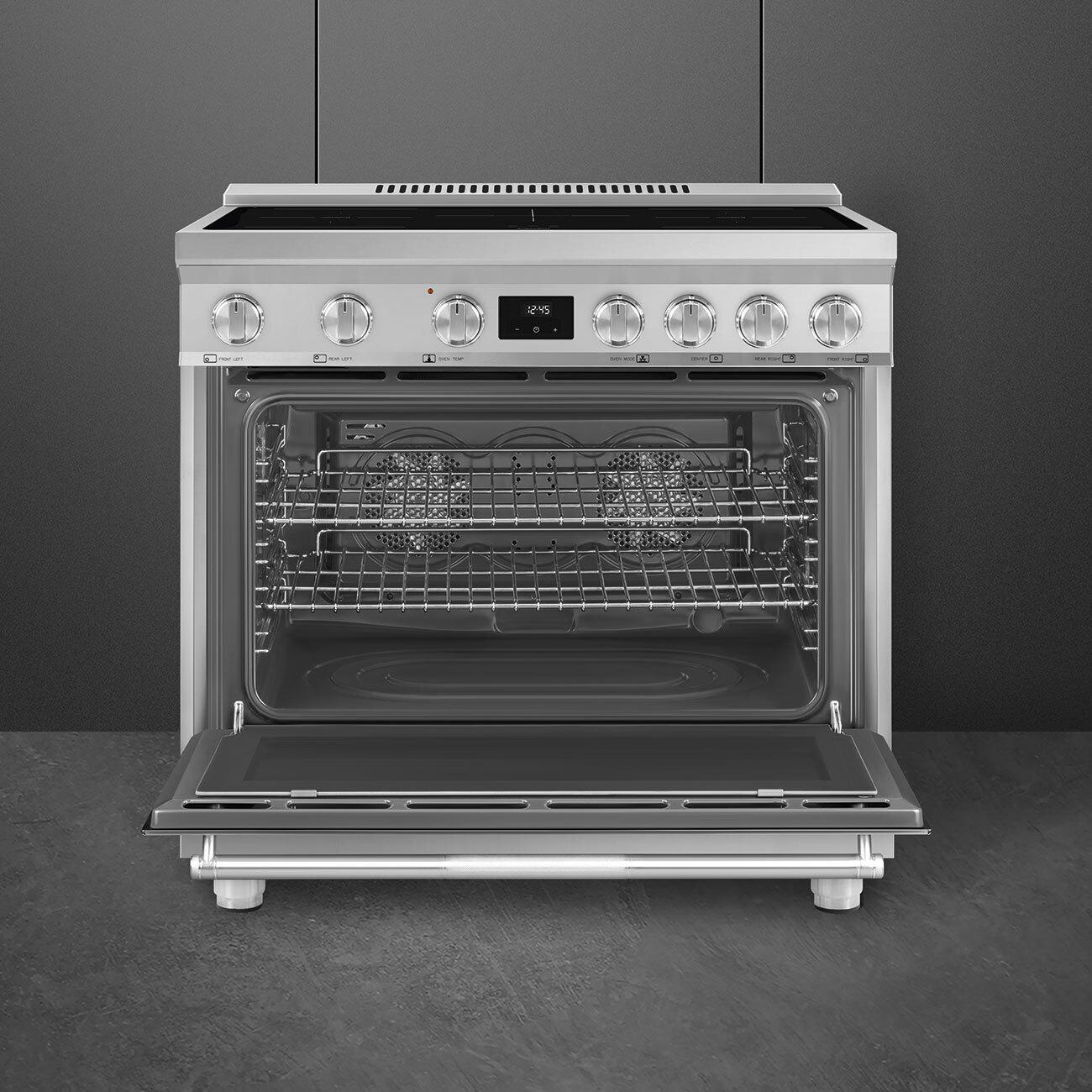 Smeg SPR36UIMX Range Stainless Steel Induction Spr36Uimx