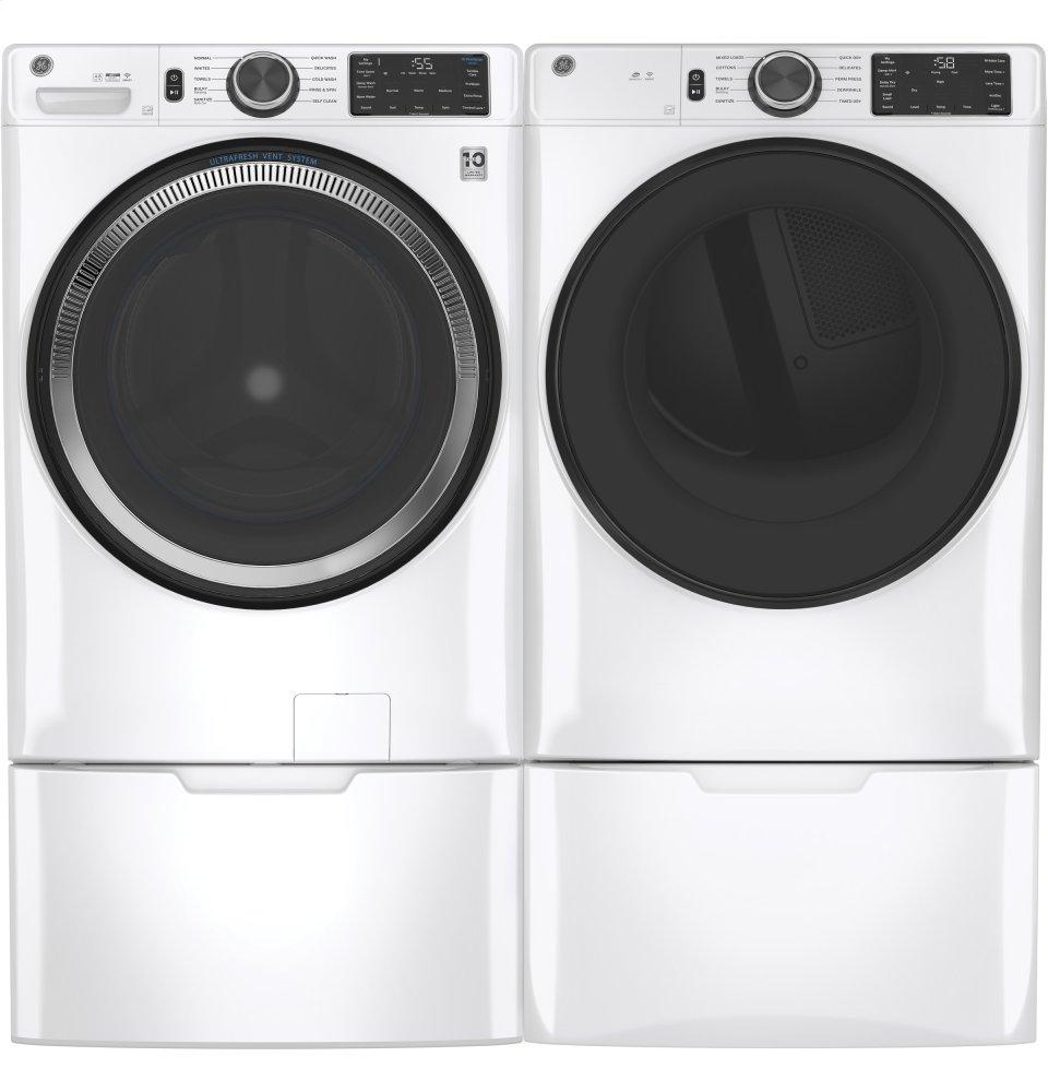 Ge Appliances GFD55GSSNWW Ge® 7.8 Cu. Ft. Capacity Smart Front Load Gas Dryer With Sanitize Cycle