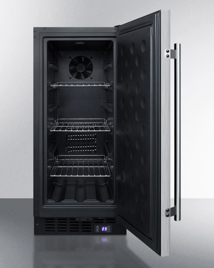Summit SCFF1533BSS 15" Built-In All-Freezer