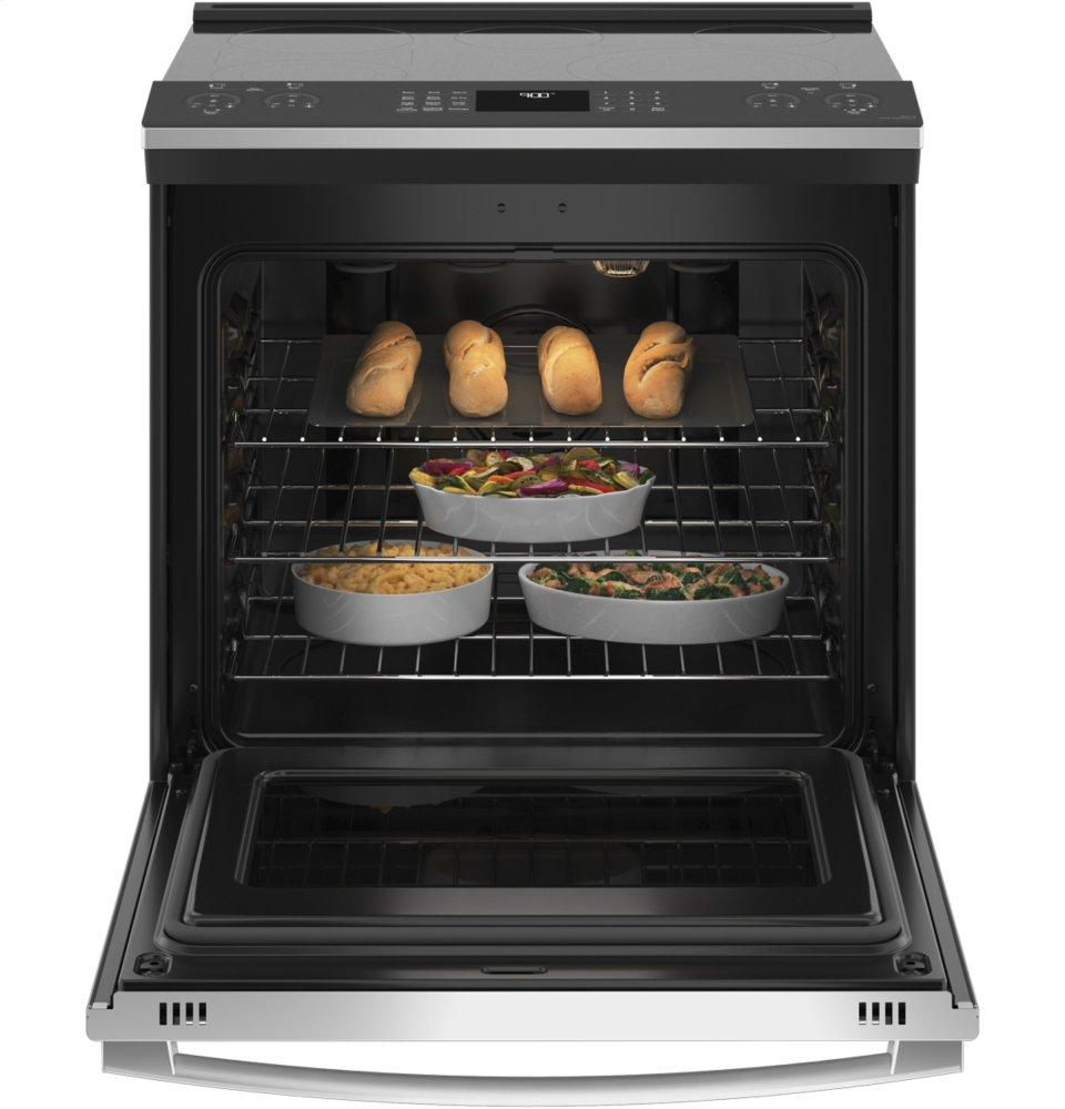 Ge Appliances PSS93YPFS Ge Profile™ 30" Smart Slide-In Electric Convection Fingerprint Resistant Range With No Preheat Air Fry