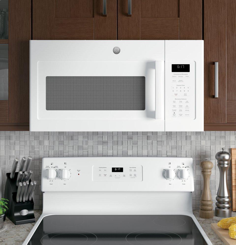 Ge Appliances JVM6172DKWW Ge® 1.7 Cu. Ft. Over-The-Range Microwave Oven
