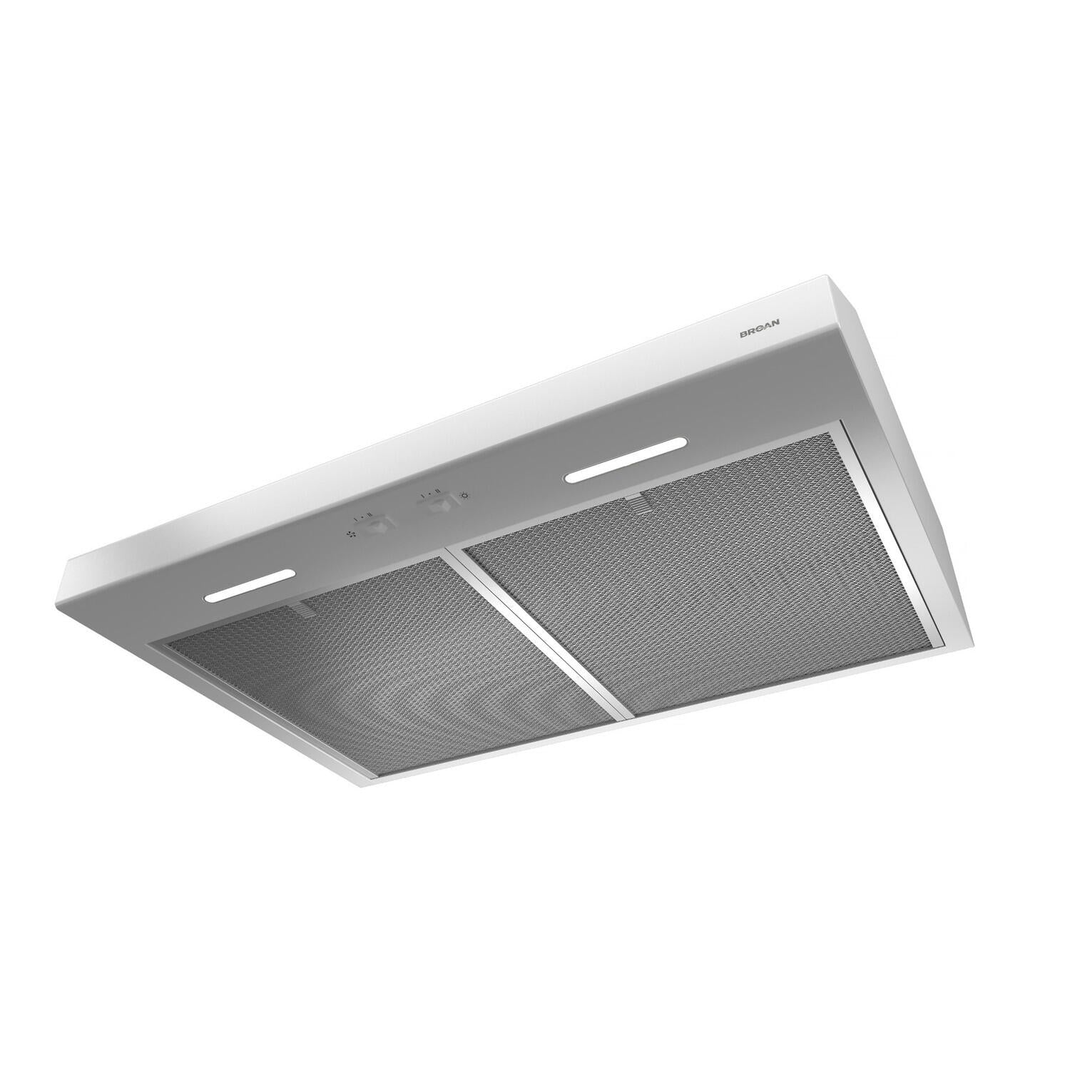 Broan BCSEK124WW Broan® 24-Inch Convertible Under-Cabinet Range Hood, Energy Star®, 300 Max Blower Cfm, White