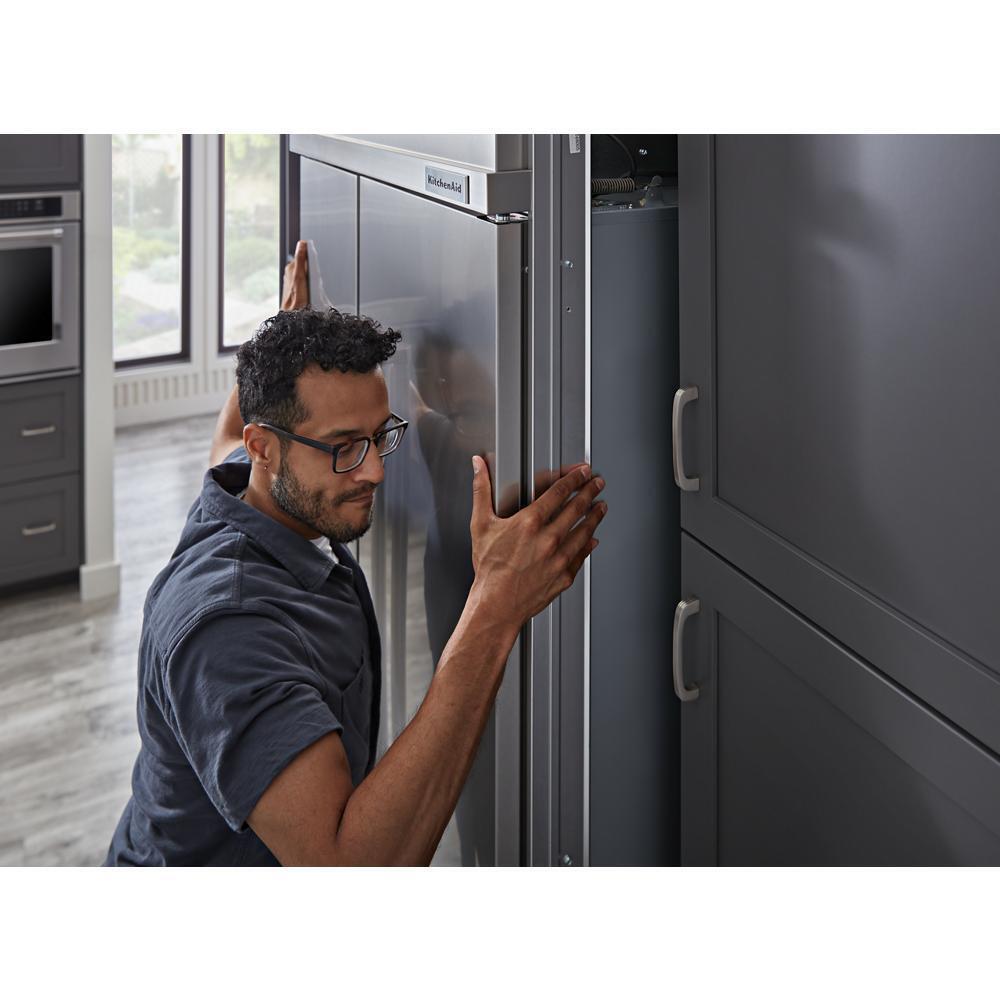 Kitchenaid KBSN702MPA 25.5 Cu Ft. 42" Built-In Side-By-Side Refrigerator With Panel-Ready Doors