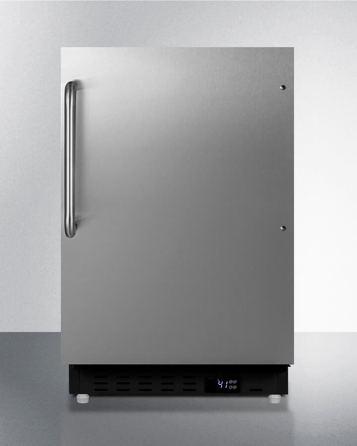 Summit ALR47BCSS 20" Wide Built-In All-Refrigerator, Ada Compliant