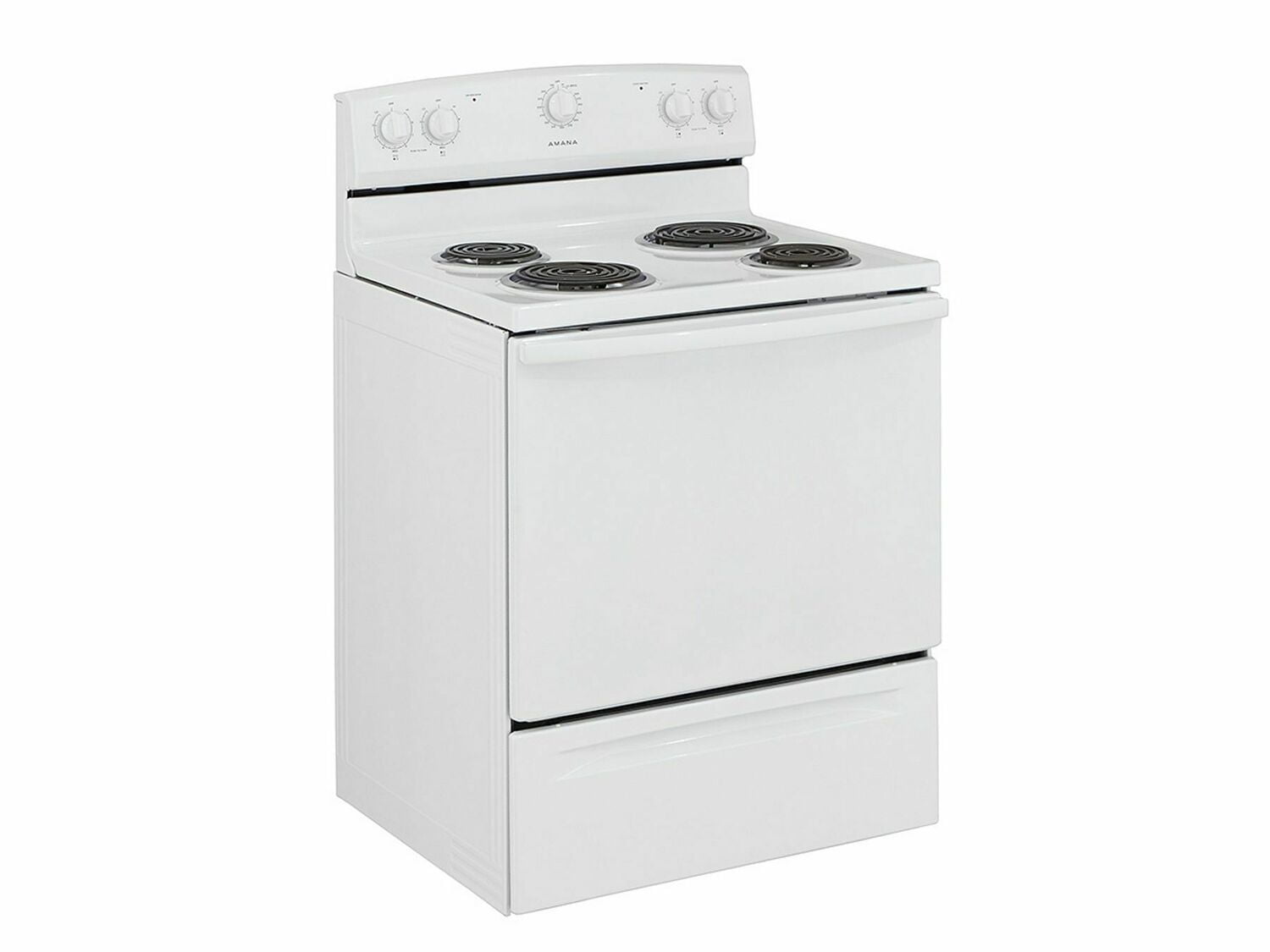 Amana ACR2303MFW 30-Inch Electric Range With Warm Hold - White