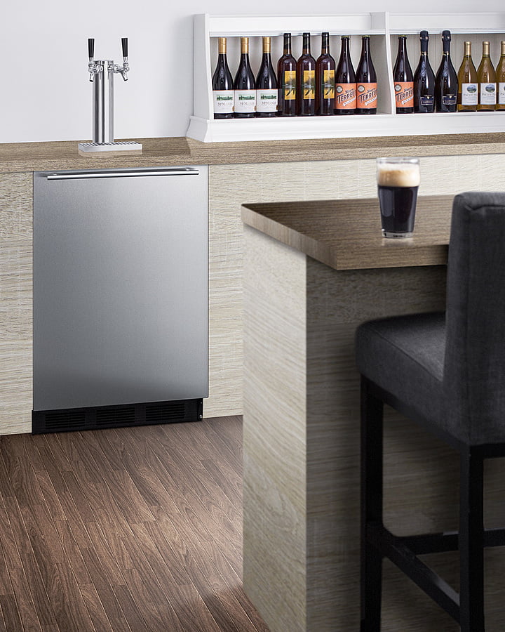 Summit SBC58BLBIADA 24" Wide Built-In Kegerator, Ada Compliant