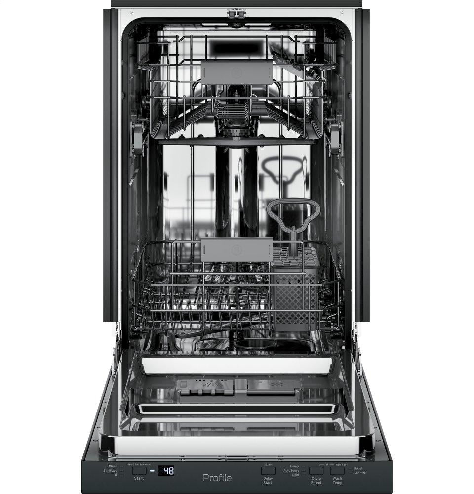 Ge Appliances PDT145SGLBB Ge Profile™ 18" Ada Compliant Stainless Steel Interior Dishwasher With Sanitize Cycle
