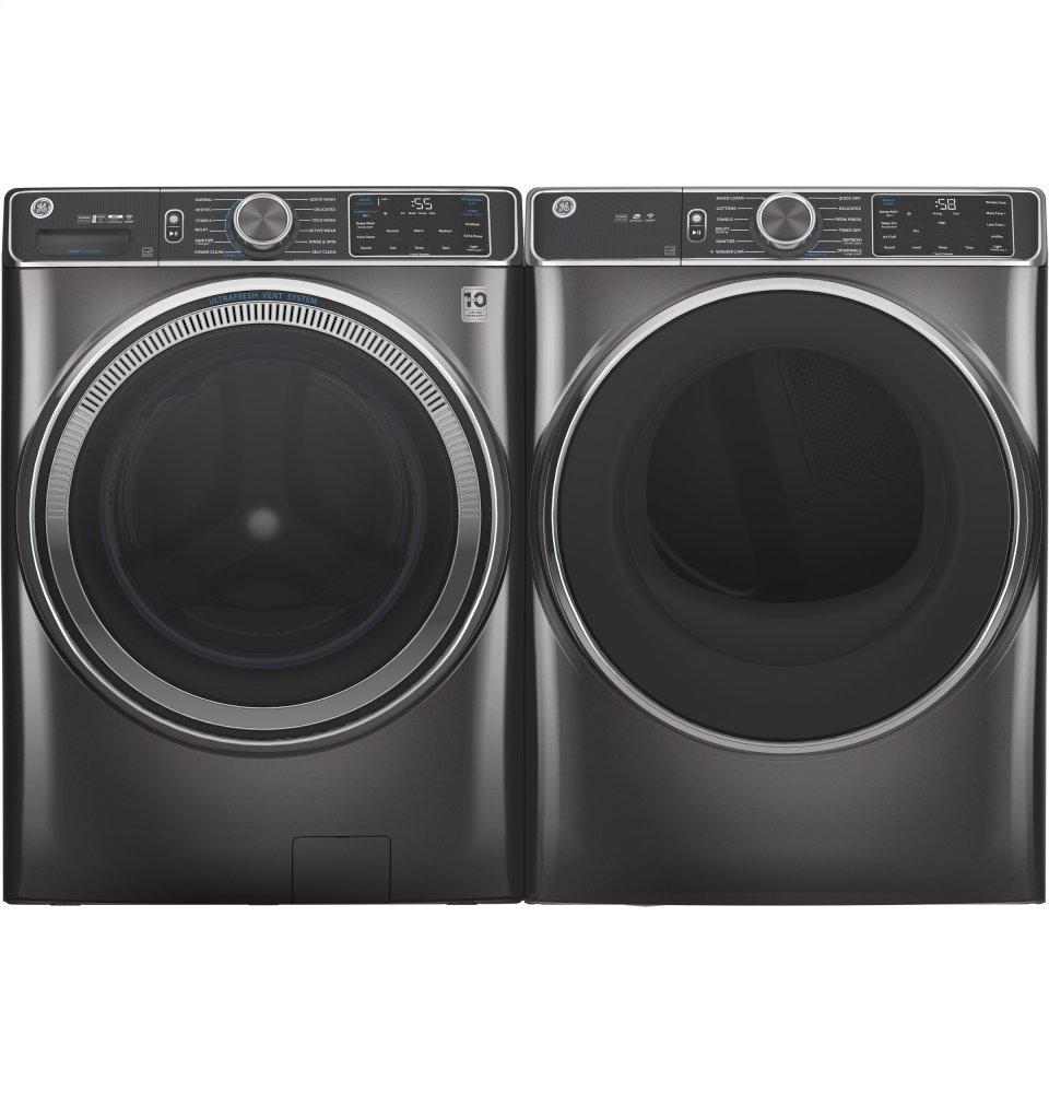 Ge Appliances GFD85GSPNDG Ge® 7.8 Cu. Ft. Capacity Smart Front Load Gas Dryer With Steam And Sanitize Cycle