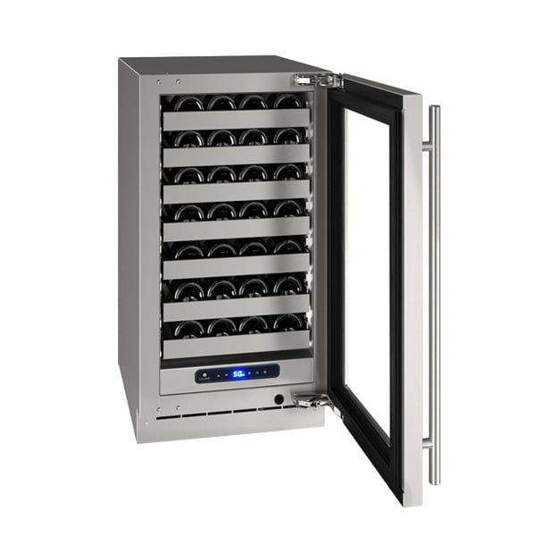 U-Line UHWC518SG01A Hwc518 18" Wine Refrigerator With Stainless Frame Finish And Field Reversible Door Swing (115 V/60 Hz Volts /60 Hz Hz)