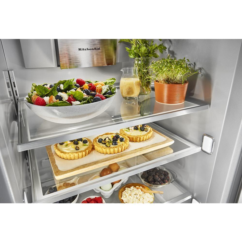 Kitchenaid KBSN702MPS 25.5 Cu Ft. 42" Built-In Side-By-Side Refrigerator With Printshield™ Finish