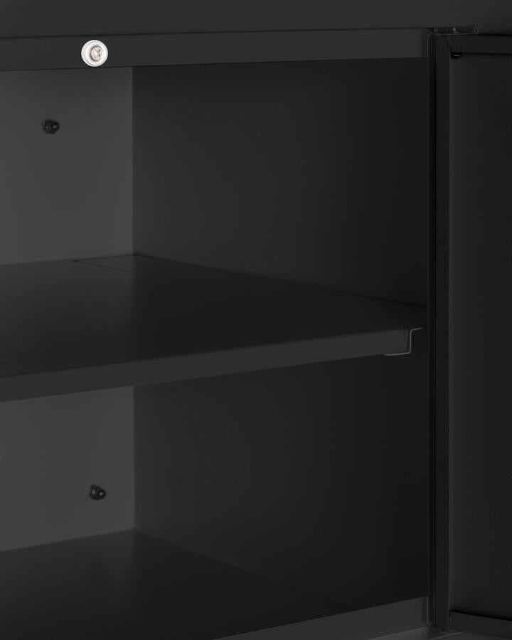 Summit CAB18SHORTBLK 18" Wide Wall Cabinet
