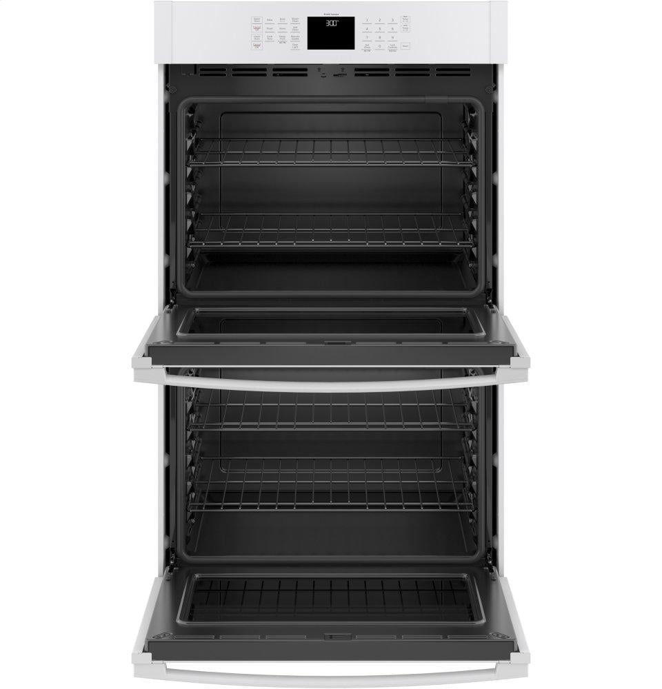 Ge Appliances JTD3000DNWW Ge® 30" Smart Built-In Self-Clean Double Wall Oven With Never-Scrub Racks