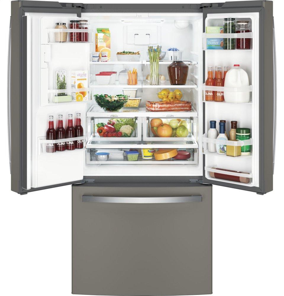 Ge Appliances GYE18JMLES Ge® Energy Star® 17.5 Cu. Ft. Counter-Depth French-Door Refrigerator