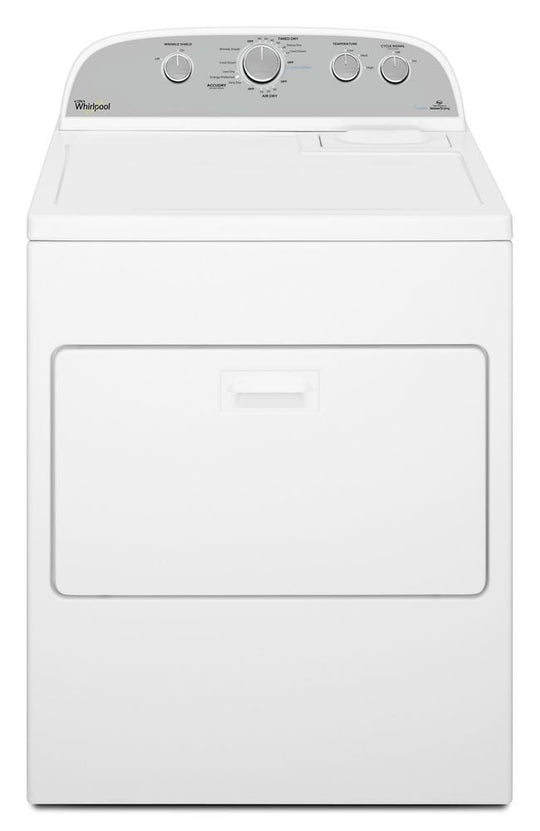 Whirlpool WED49STBW 7.0 Cu.Ft Top Load Electric Dryer With Accudry