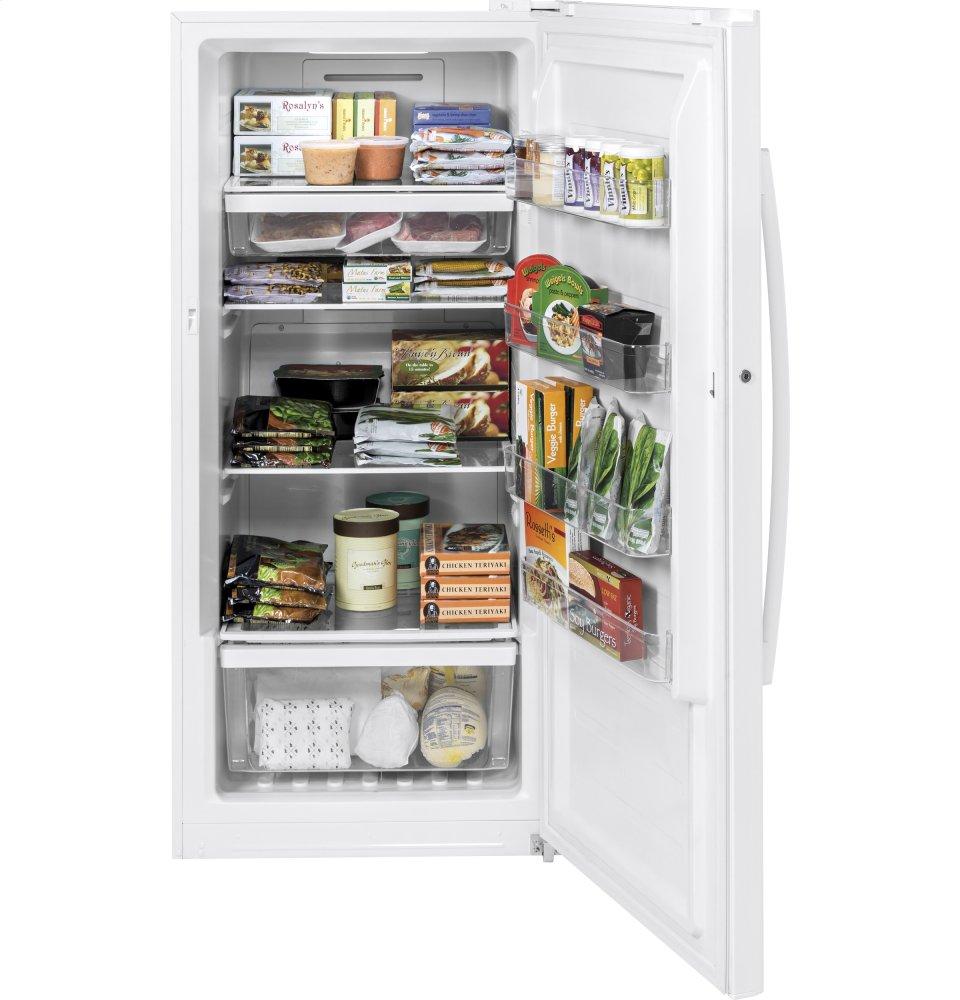 Ge Appliances FUF14DLRWW Ge® 14.1 Cu. Ft. Frost-Free Upright Freezer