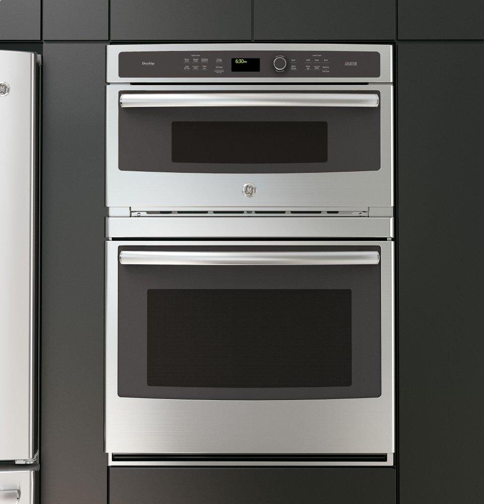 Ge Appliances PT9800SHSS Ge Profile™ 30 In. Combination Double Wall Oven With Convection And Advantium® Technology
