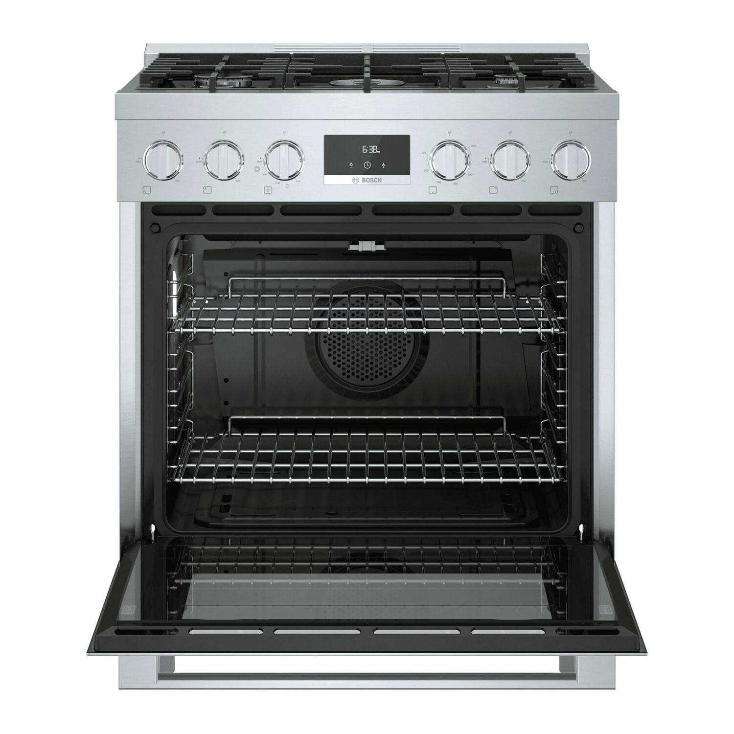Bosch HGS8055UC 800 Series Gas Freestanding Range 30'' Stainless Steel Hgs8055Uc