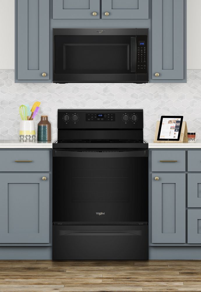 Whirlpool WMH53521HB 2.1 Cu. Ft. Over-The-Range Microwave With Steam Cooking