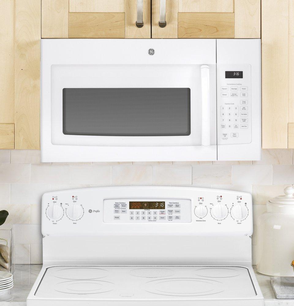 Ge Appliances JVM3160DFWW Ge® 1.6 Cu. Ft. Over-The-Range Microwave Oven