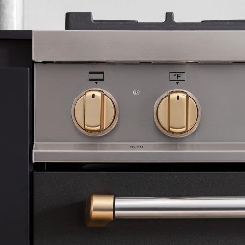 Bertazzoni DSMASIKSG Satin Gold 11 Knobs Induction
