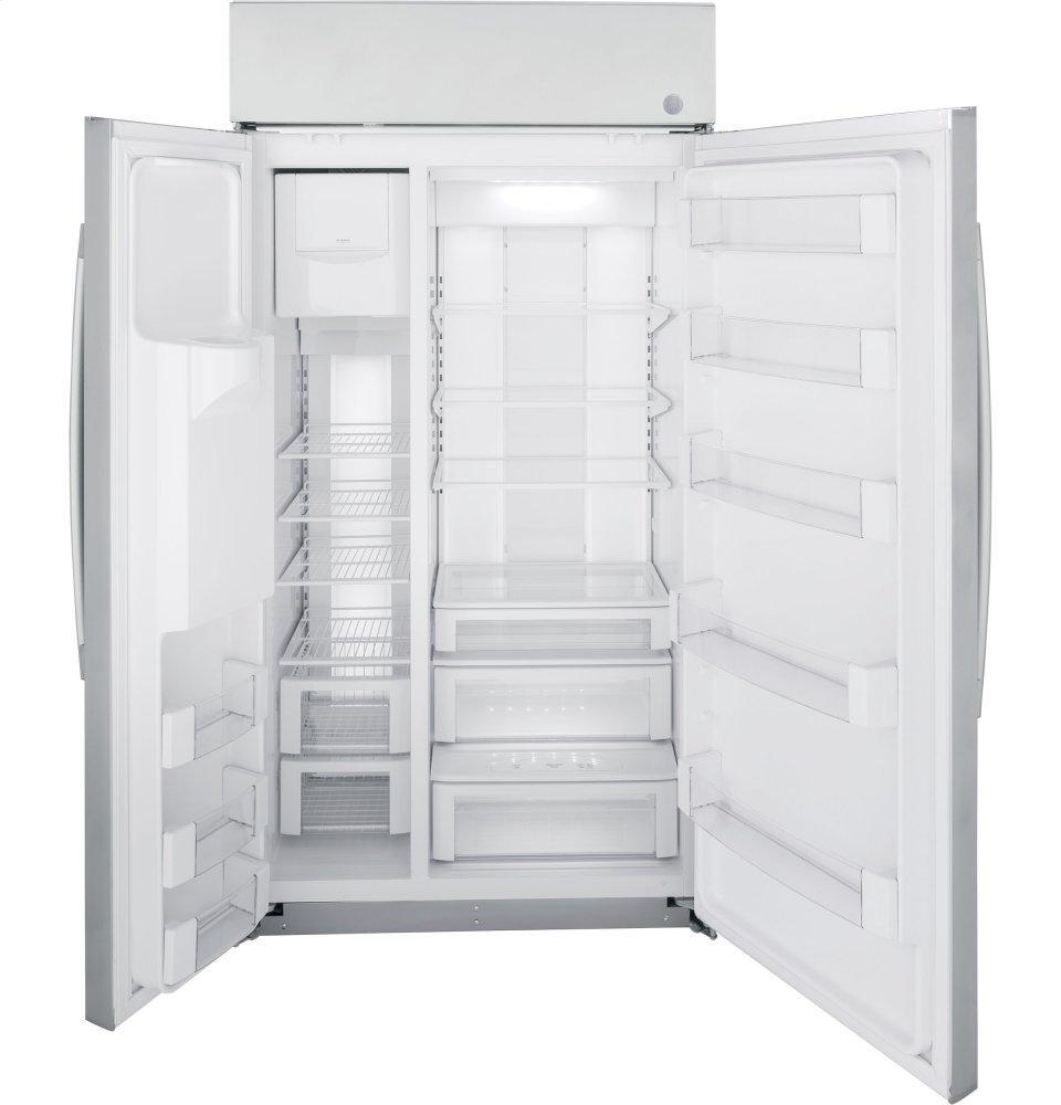 Ge Appliances PSB42YSRSS Ge Profile™ Series 42" Smart Built-In Side-By-Side Refrigerator With Dispenser