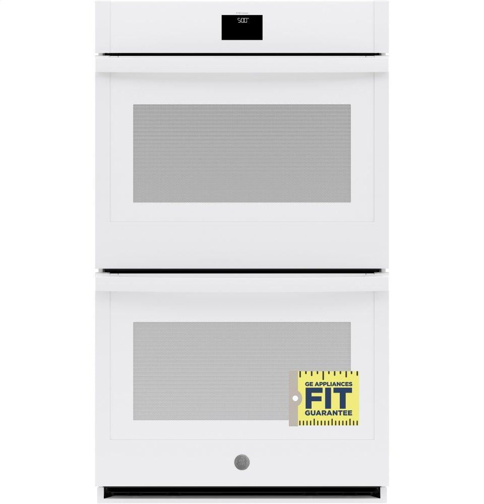 Ge Appliances JTD5000DNWW Ge® 30" Smart Built-In Self-Clean Convection Double Wall Oven With Never Scrub Racks
