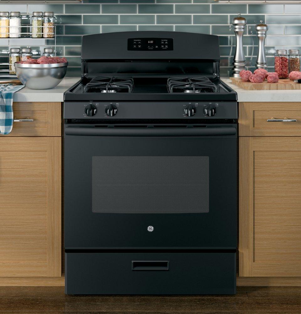 Ge Appliances JGBS60DEKBB Ge® 30" Free-Standing Gas Range
