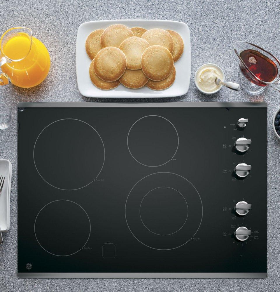Ge Appliances JP3530SJSS Ge® 30" Built-In Knob Control Electric Cooktop