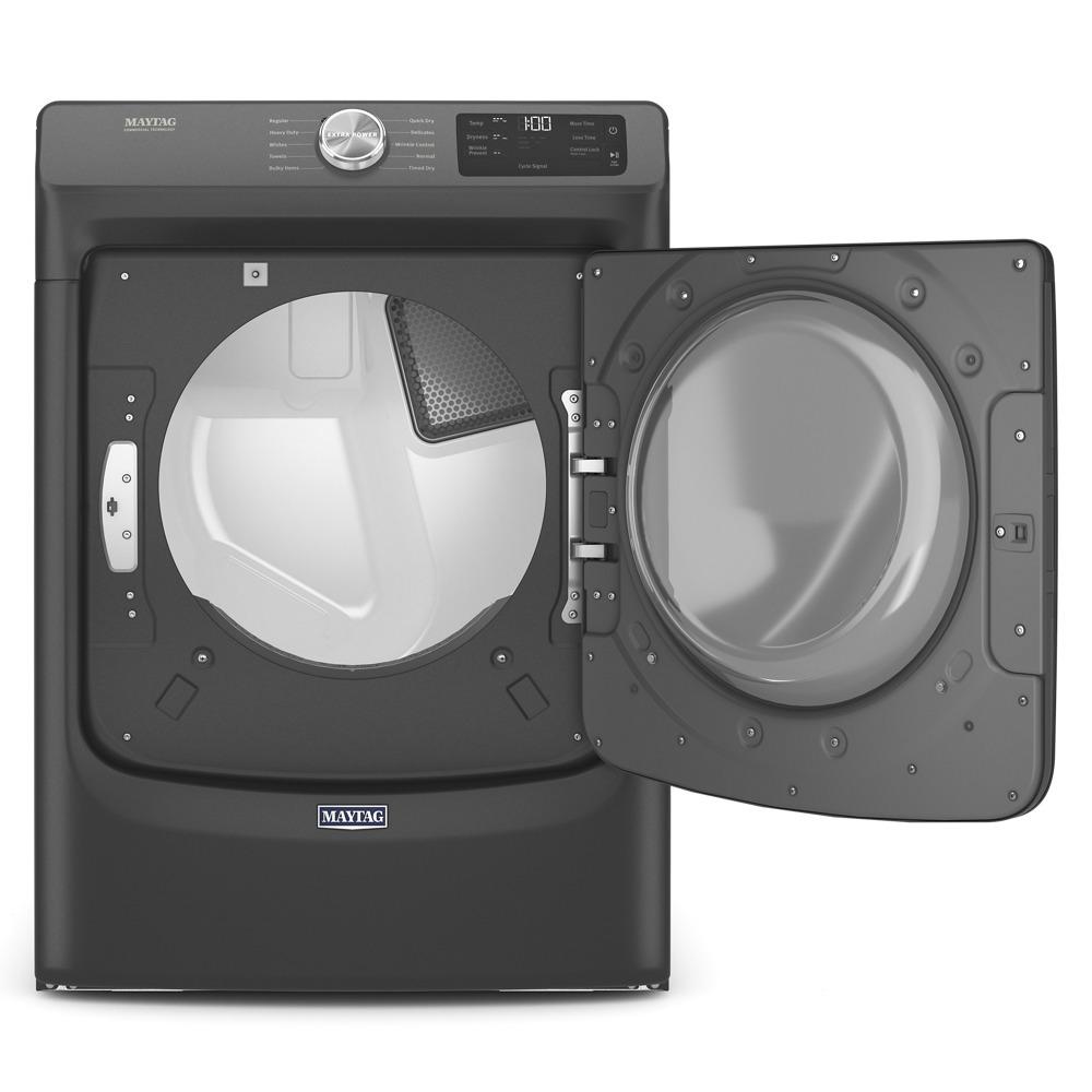 Maytag MED5630MBK Front Load Electric Dryer With Extra Power And Quick Dry Cycle - 7.3 Cu. Ft.