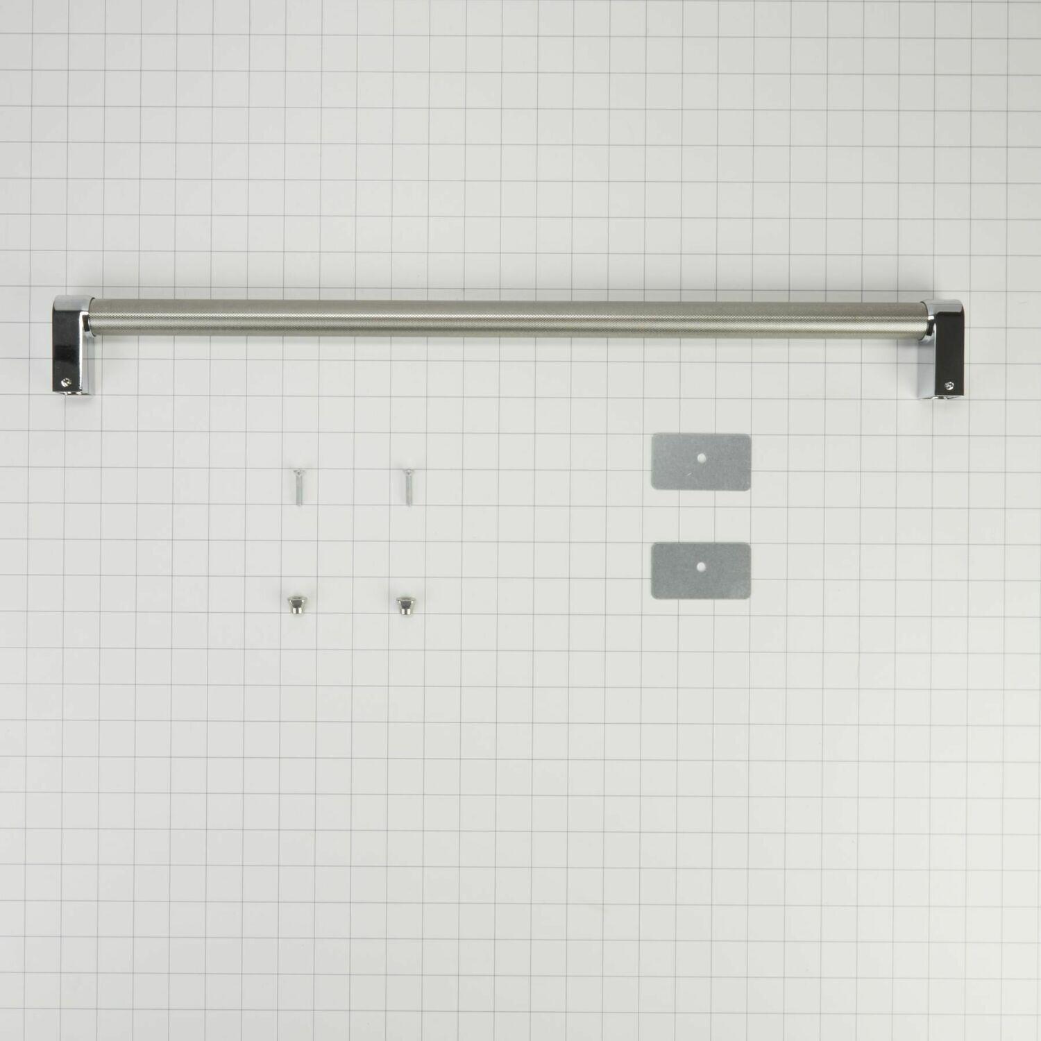 Kitchenaid W11247090 Handle Kit W/ Two Red Medallions For Panel-Ready Undercounter Refrigerator - Stainless Steel