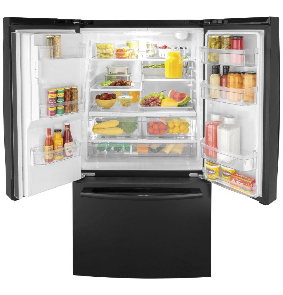 Ge Appliances GFE26JGMBB Ge® Energy Star® 25.6 Cu. Ft. French-Door Refrigerator