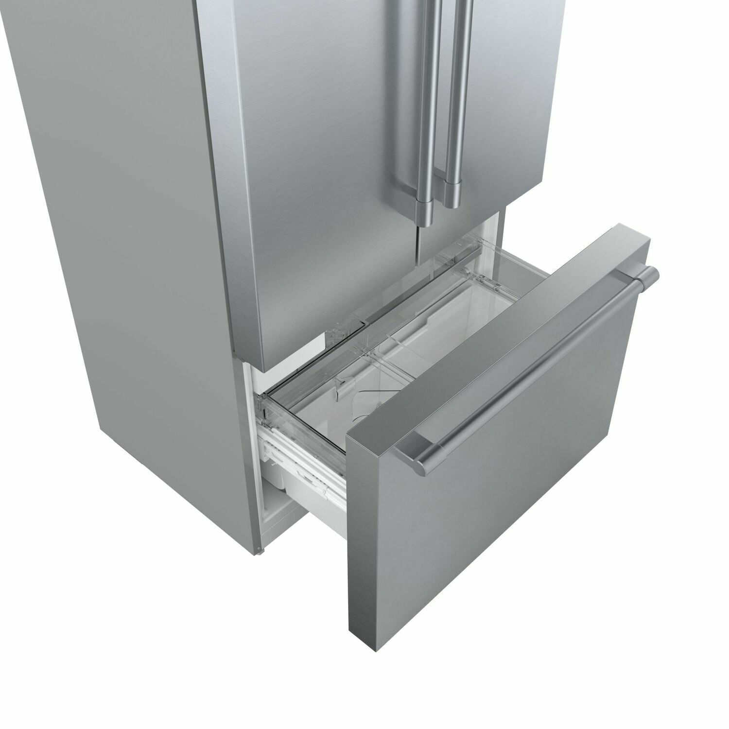 Bosch B36CT81SNS 800 Series French Door Bottom Mount Refrigerator 36'' Easy Clean Stainless Steel B36Ct81Sns