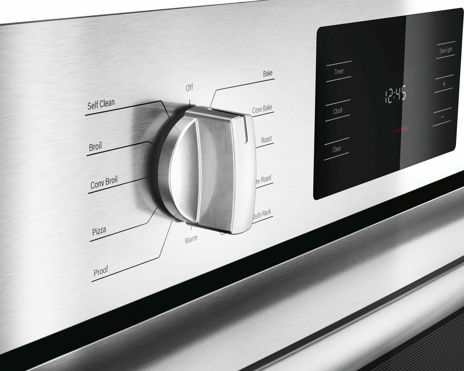 Bosch HBL5451UC 500 Series, 30", Single Wall Oven, Ss, Eu Convection, Knob Control