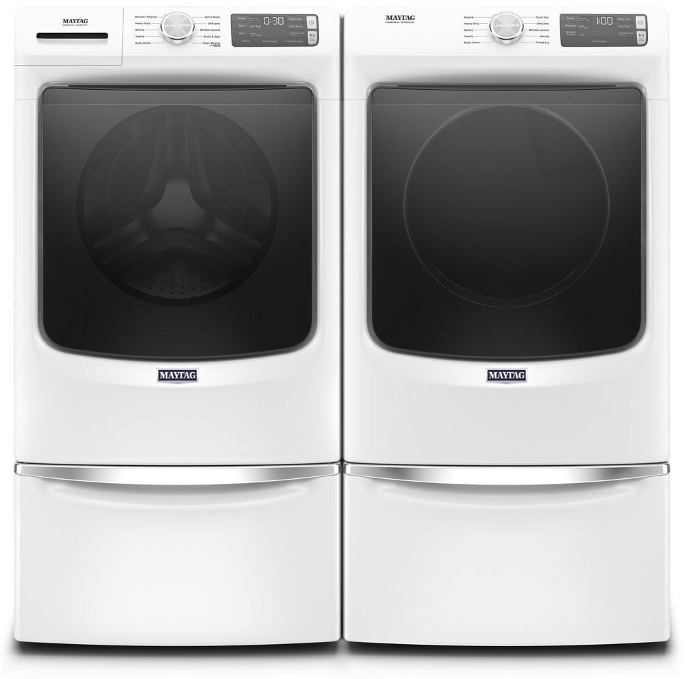 Maytag MGD5630HW Front Load Gas Dryer With Extra Power And Quick Dry Cycle - 7.3 Cu. Ft.
