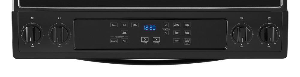 Whirlpool WEE515S0LB 4.8 Cu. Ft. Whirlpool® Electric Range With Frozen Bake™ Technology